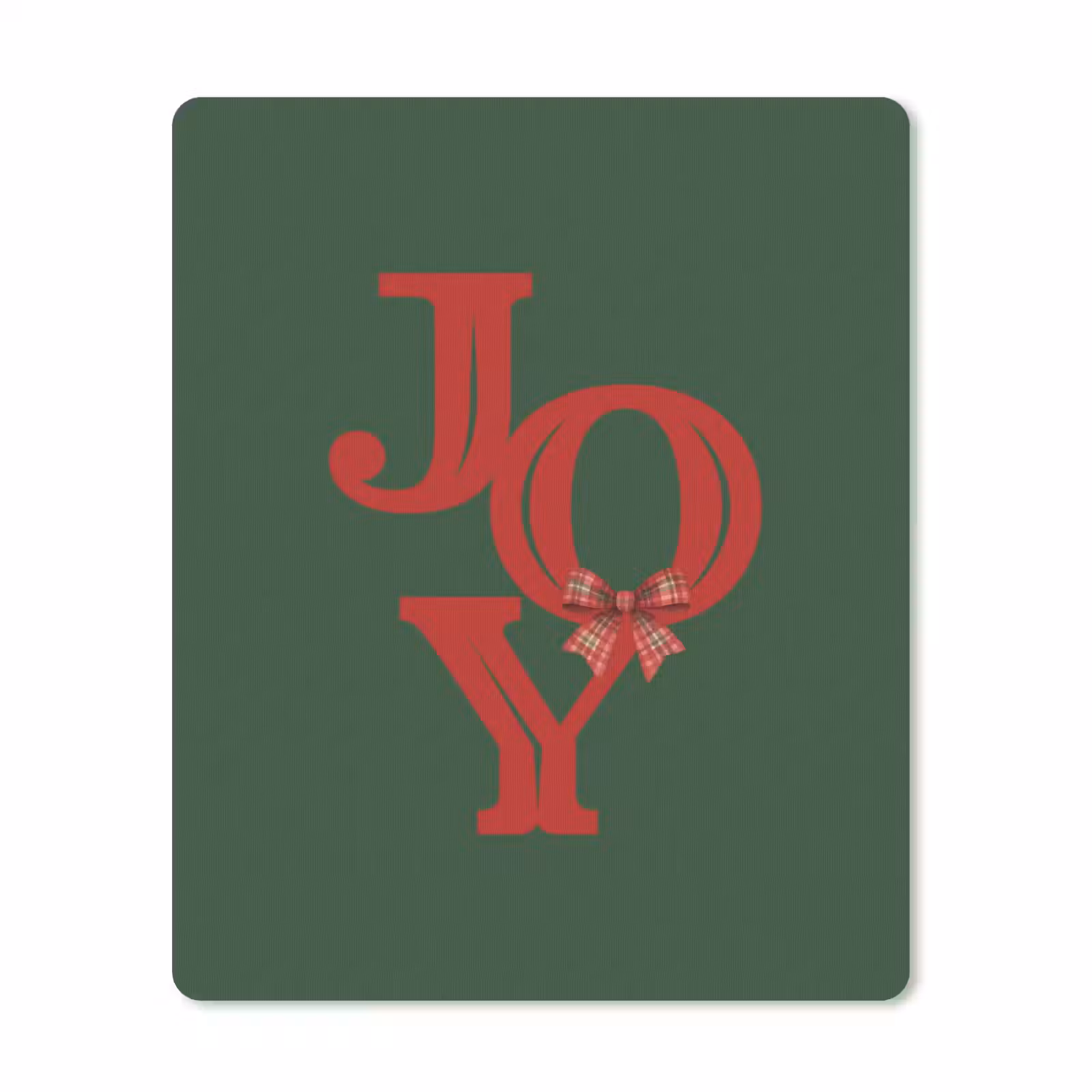 Muismat - Tekst - Kerst - Rood — 1