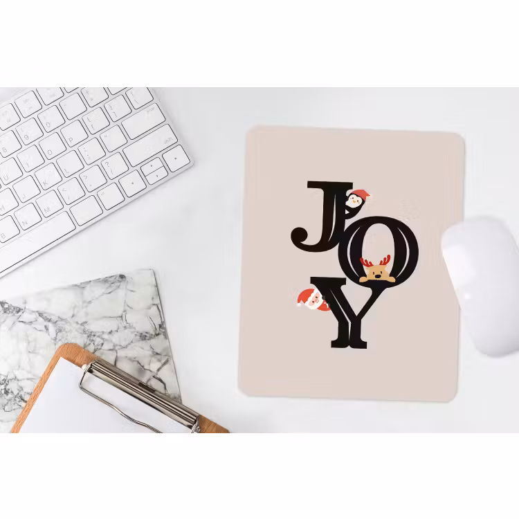 Muismat - Joy - Animatie - Zwart - Kerst — 4