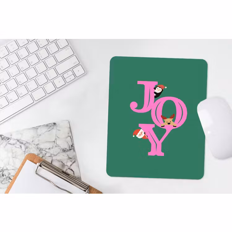 Muismat - Joy - Kerst - Animatie - Roze - Groen — 4