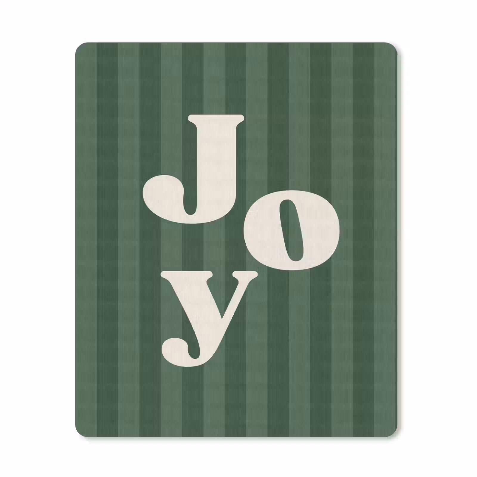 Muismat - Joy - Kerst - Tekst - Groen — 1
