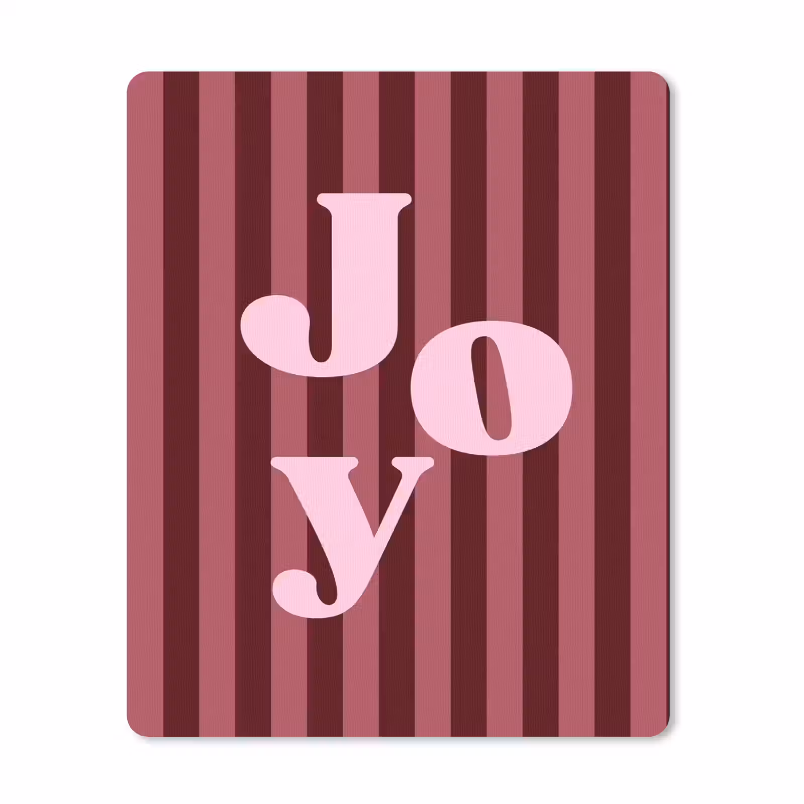 Muismat - Joy - Kerst - Tekst - Roze — 1