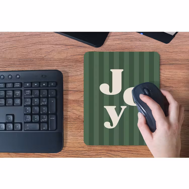Muismat - Joy - Kerst - Tekst - Groen — 3