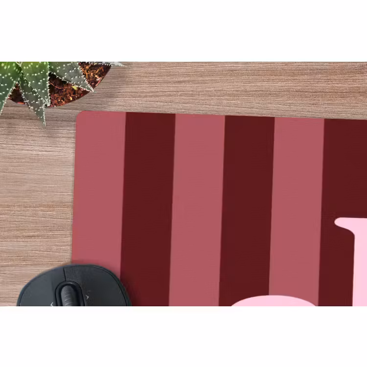 Muismat - Joy - Kerst - Tekst - Roze — 5