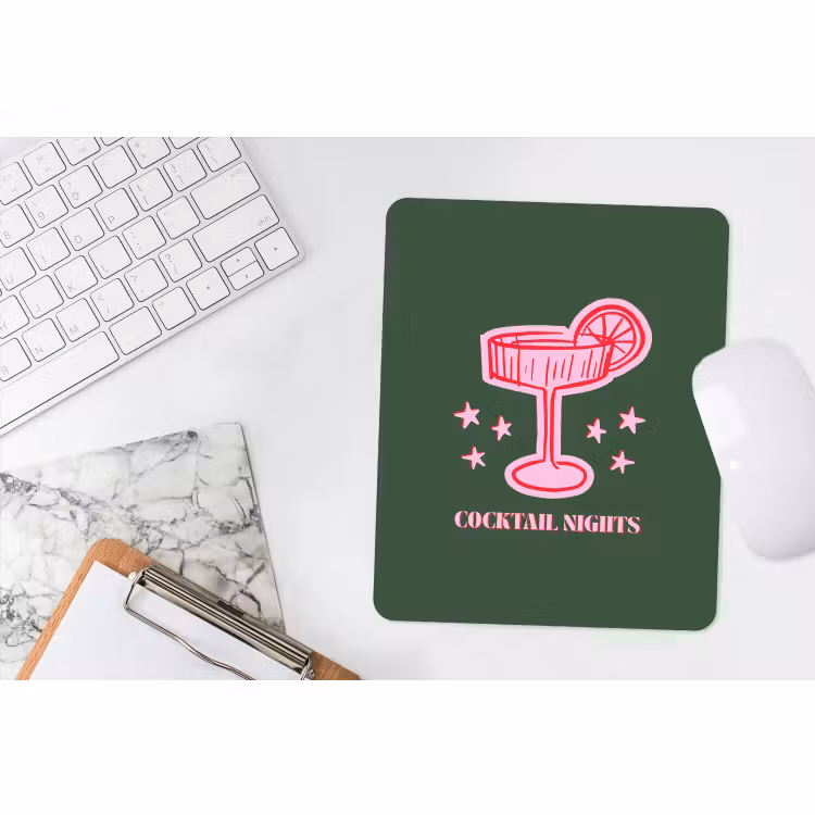 Muismat - Cocktail - Kerst - Roze - Groen — 4