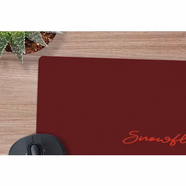 Muismat - December - Tekst - Kerst - Burgundy — 5