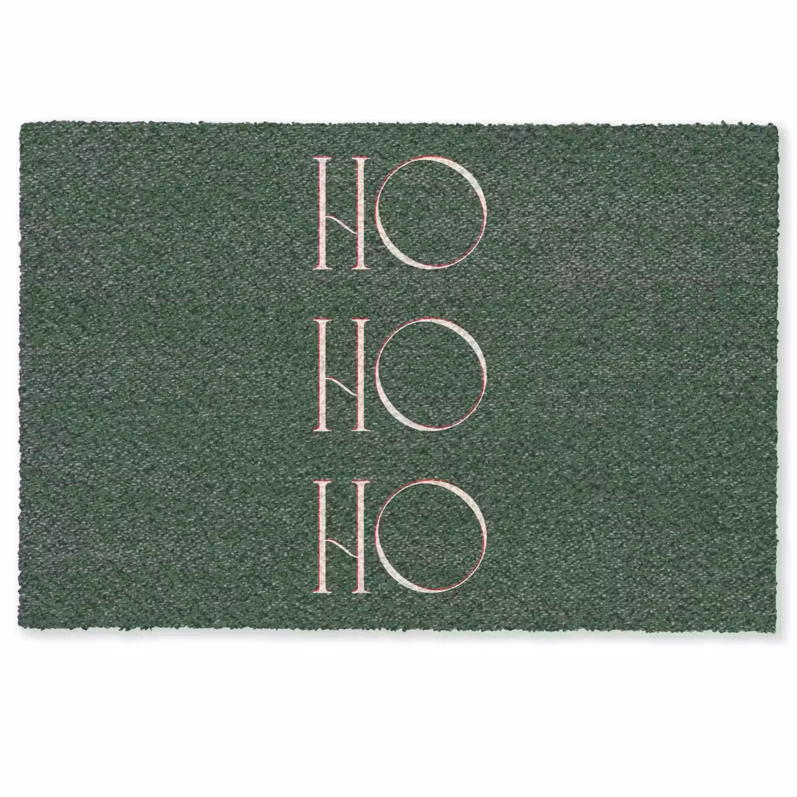 Deurmat - Tekst - Kerst - Modern - Groen — 1