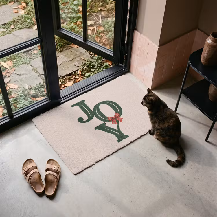 Deurmat - Tekst - Kerst - Groen — 2
