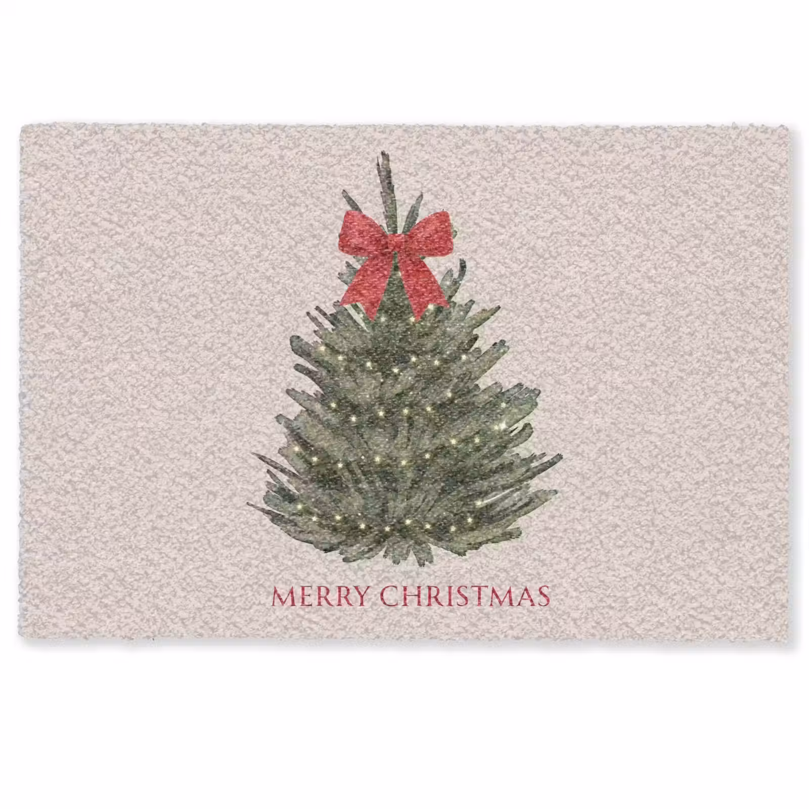 Deurmat - Tekst - Kerst - Kerstboom — 1