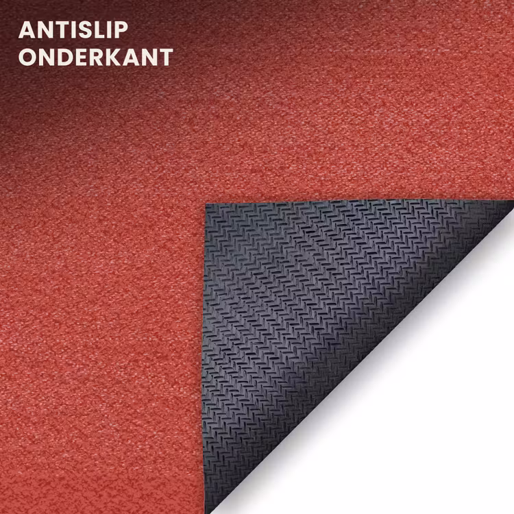 Deurmat - Tekst - Kerst - Modern - Rood — 6