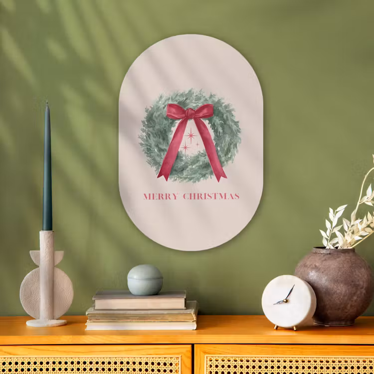 Muurovaal - Winter - Kerst - Tekst — 2