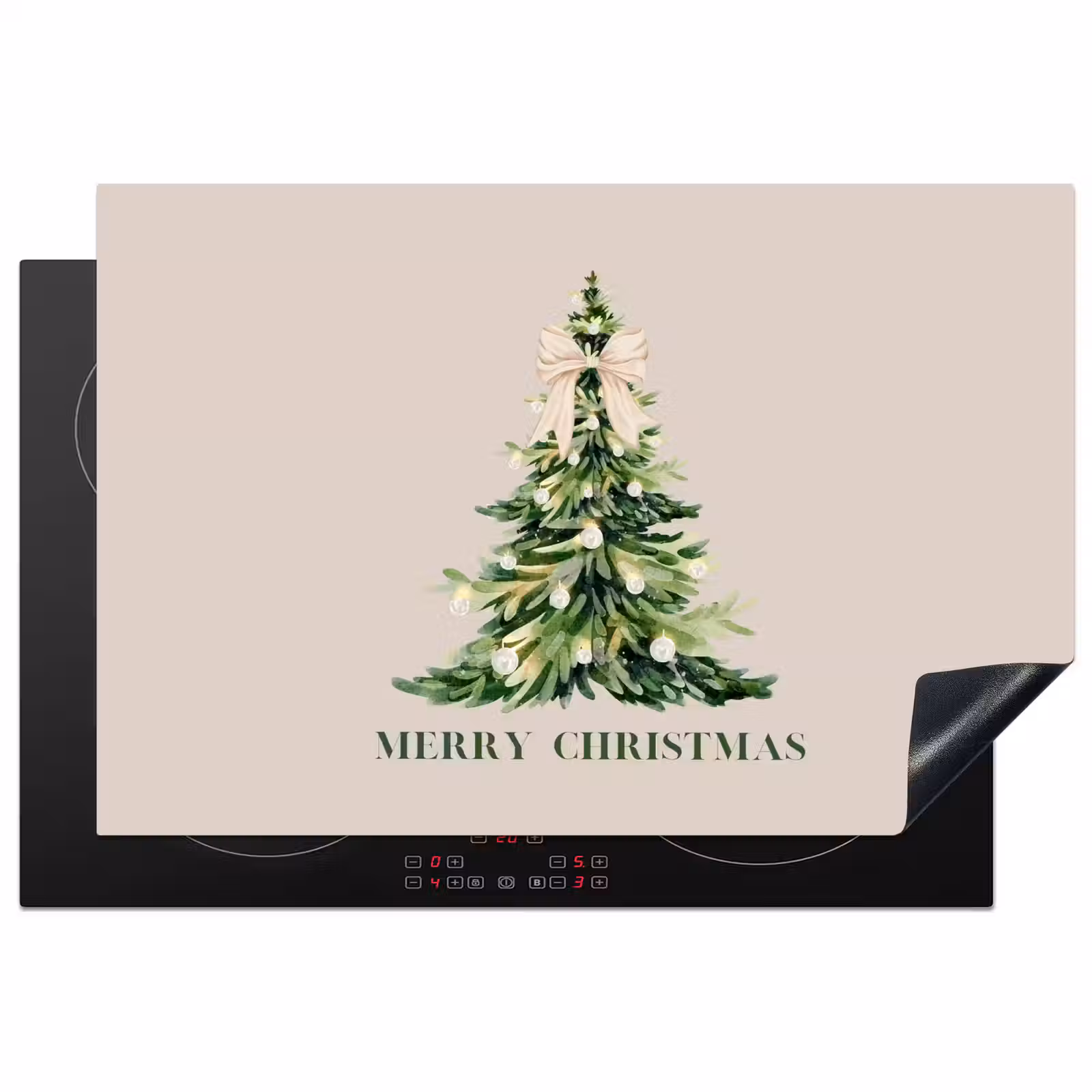 Inductiebeschermer - Kerst - Kerstboom - Tekst — 1