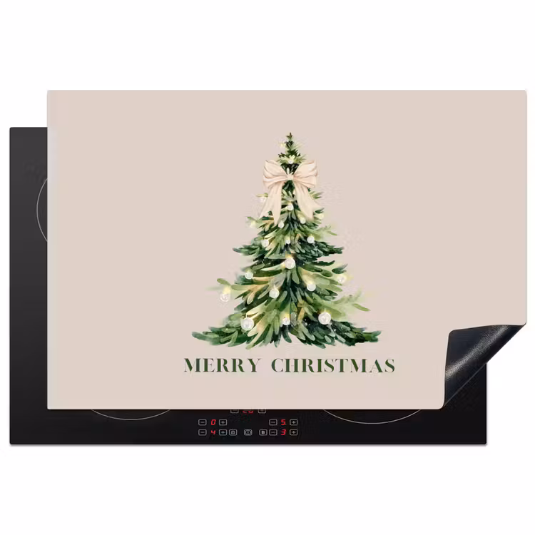 Inductiebeschermer - Kerst - Kerstboom - Tekst — 1