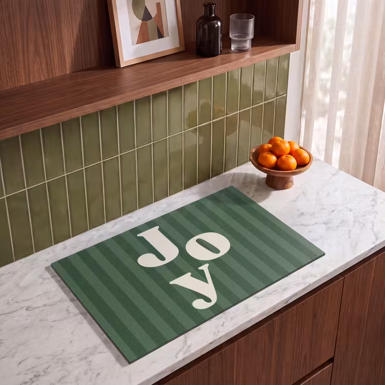 Inductiebeschermer - Joy - Kerst - Tekst - Groen — 3