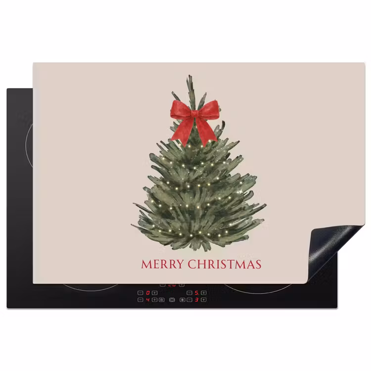 Inductiebeschermer - Tekst - Kerst - Kerstboom — 1