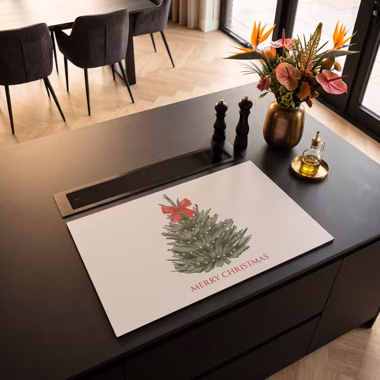 Inductiebeschermer - Tekst - Kerst - Kerstboom — 2