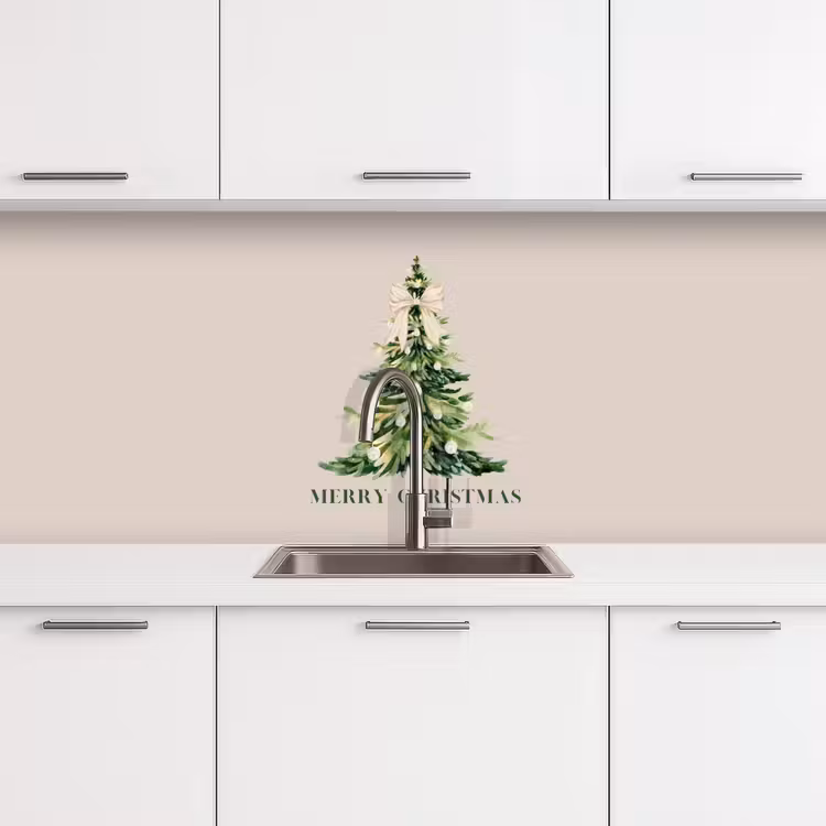 Keuken achterwand - Kerst - Kerstboom - Tekst — 4