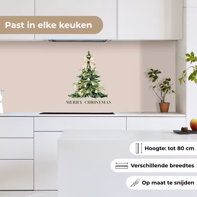 Keuken achterwand - Kerst - Kerstboom - Tekst — 7