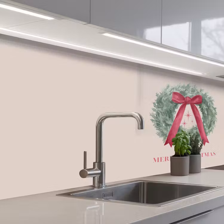 Keuken achterwand - Winter - Kerst - Tekst — 2