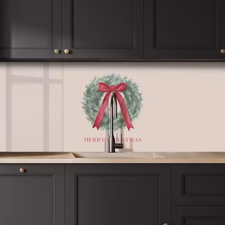 Keuken achterwand - Winter - Kerst - Tekst — 6