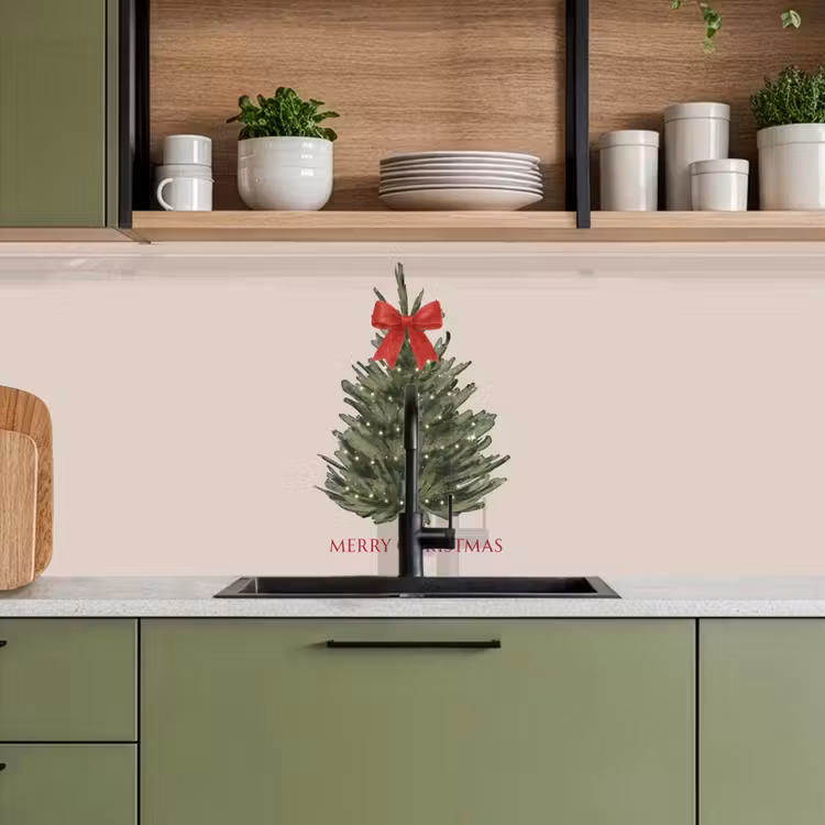 Keuken achterwand - Tekst - Kerst - Kerstboom — 8