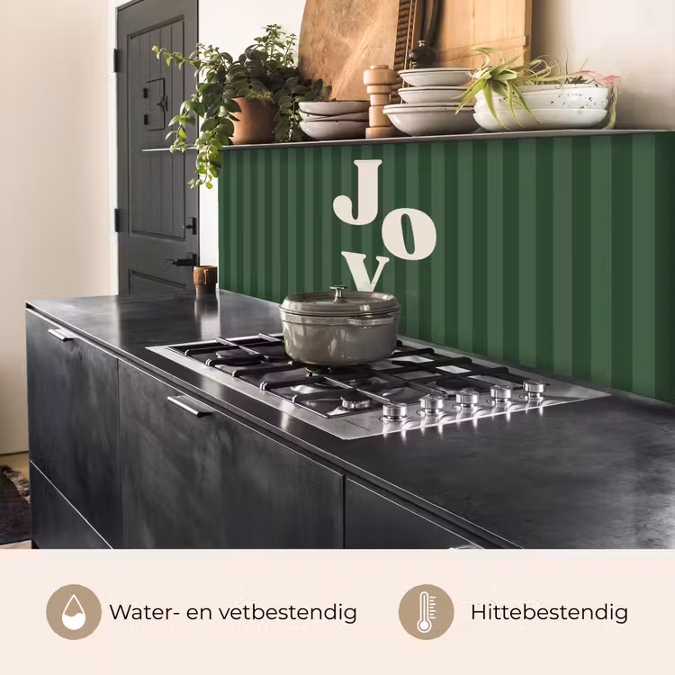 Keuken achterwand - Joy - Kerst - Tekst - Groen — 5
