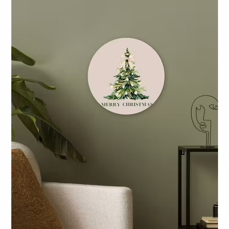 Muurcirkel - Kerst - Kerstboom - Tekst — 3
