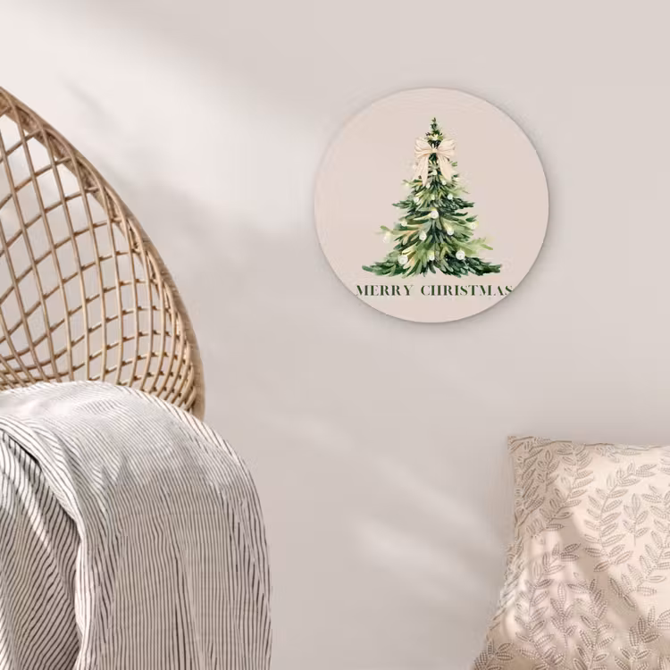 Muurcirkel - Kerst - Kerstboom - Tekst — 5