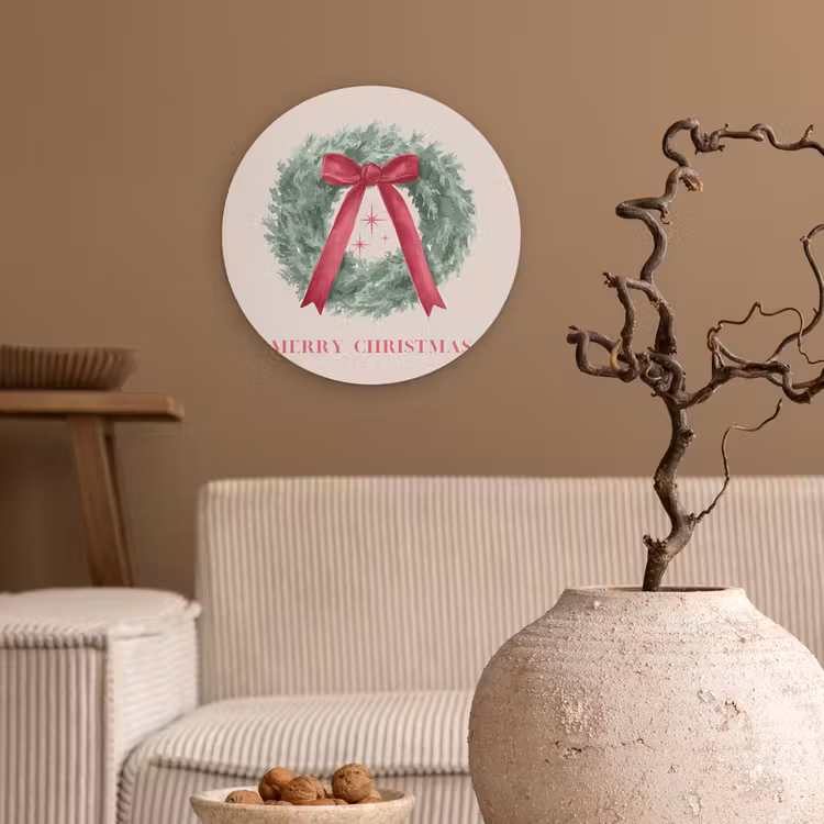 Muurcirkel - Winter - Kerst - Tekst — 2