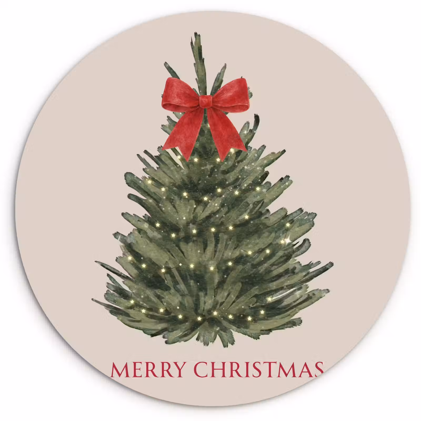 Muurcirkel - Tekst - Kerst - Kerstboom — 1