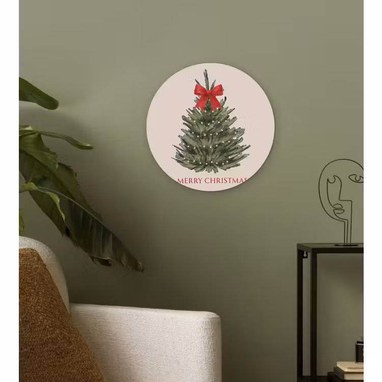 Muurcirkel - Tekst - Kerst - Kerstboom — 3