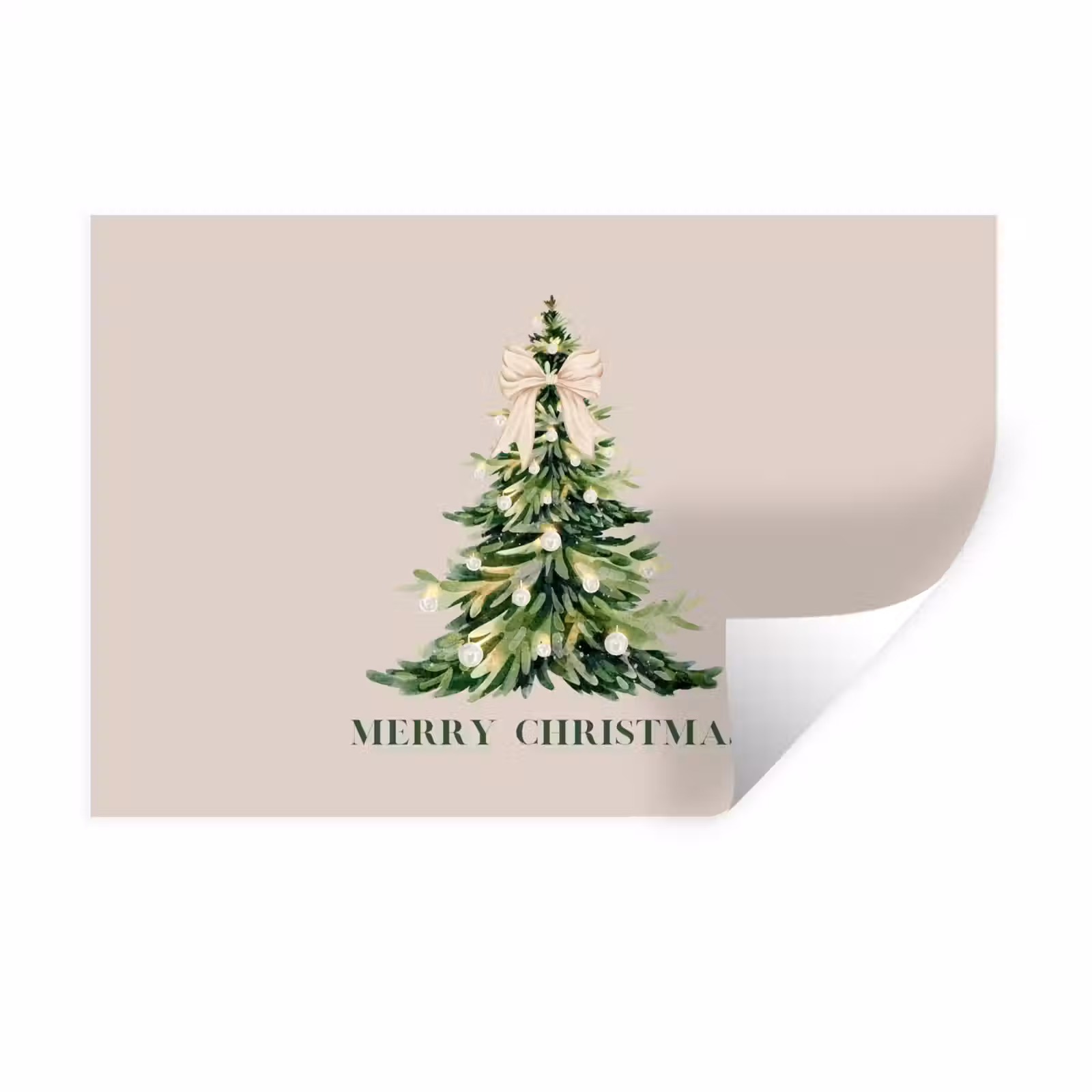Muursticker - Kerst - Kerstboom - Tekst — 1