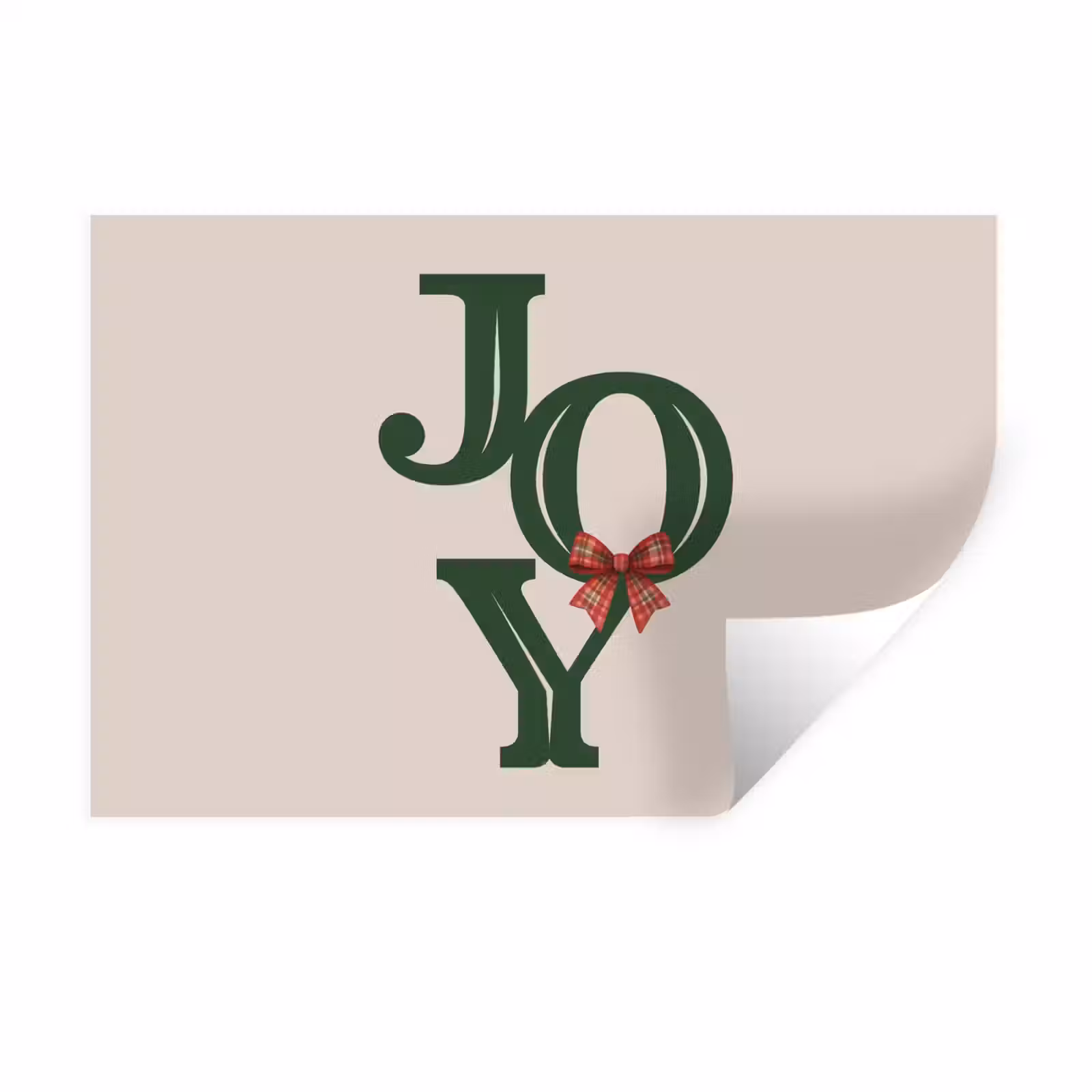 Muursticker - Tekst - Kerst - Groen — 1