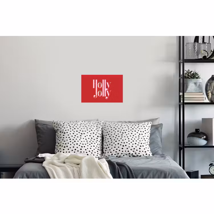 Muursticker - Kerst - Roze - Rood - Tekst — 5