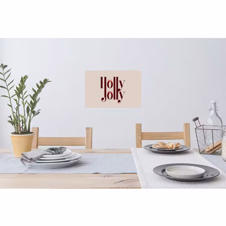 Muursticker - Tekst - Kerst - Bruin — 3