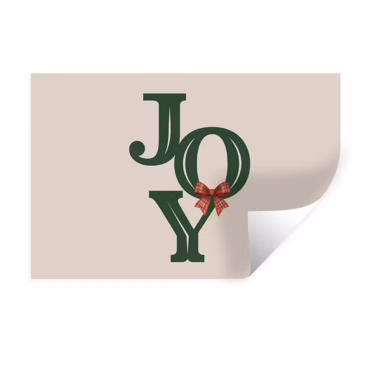 Muursticker - Tekst - Kerst - Groen — 1