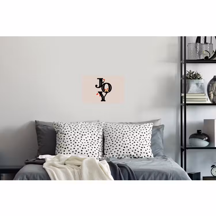 Muursticker - Joy - Animatie - Zwart - Kerst — 5