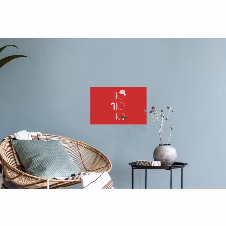 Muursticker - Kerst - Tekst - illustratie - Rood — 4
