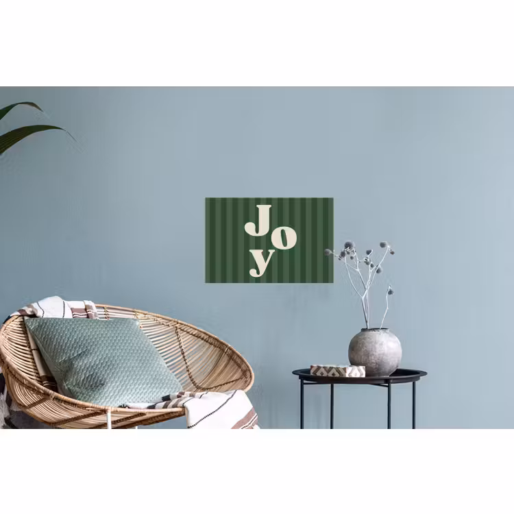 Muursticker - Joy - Kerst - Tekst - Groen — 4