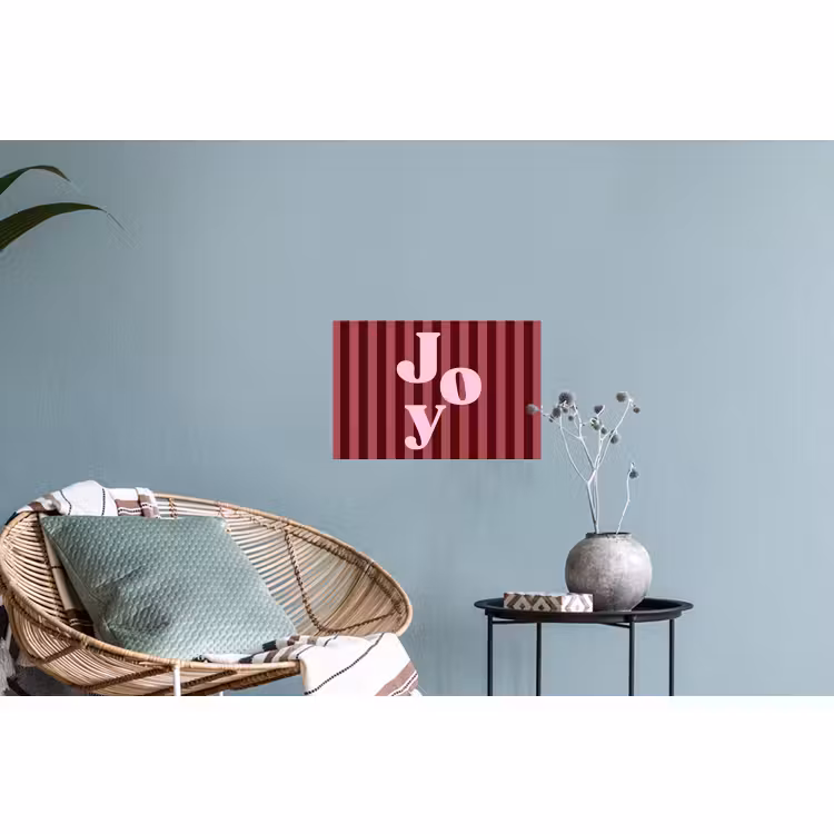 Muursticker - Joy - Kerst - Tekst - Roze — 4