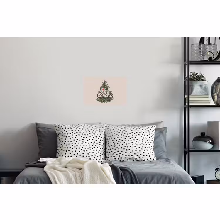 Muursticker - Kerst - Tekst - Kerstboom - Beige — 5