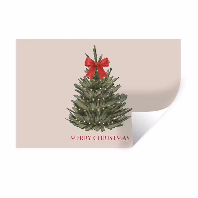 Muursticker - Tekst - Kerst - Kerstboom — 1