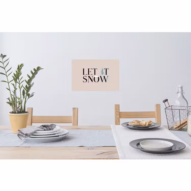 Muursticker - Tekst - Kerst - Sneeuw — 3