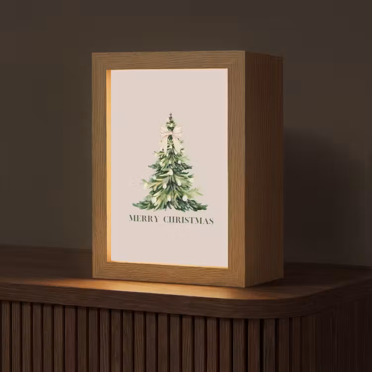 Gepersonaliseerd Lightbox - Kerst - Kerstboom - Tekst — 1