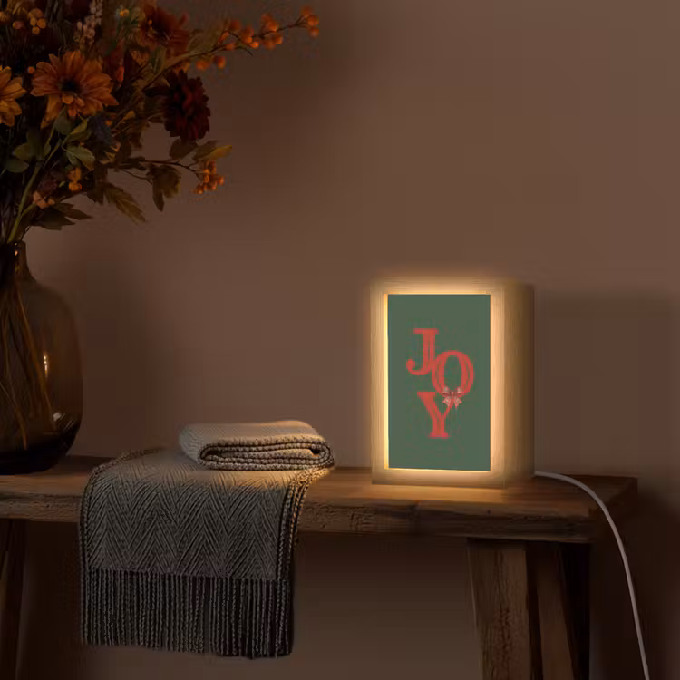 Gepersonaliseerd Lightbox - Tekst - Kerst - Rood — 3