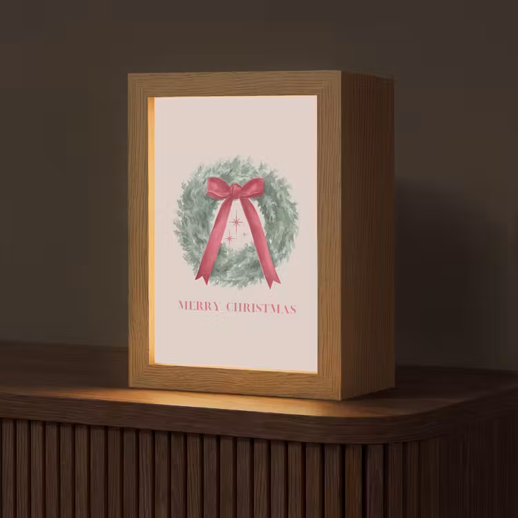 Gepersonaliseerd Lightbox - Winter - Kerst - Tekst — 1