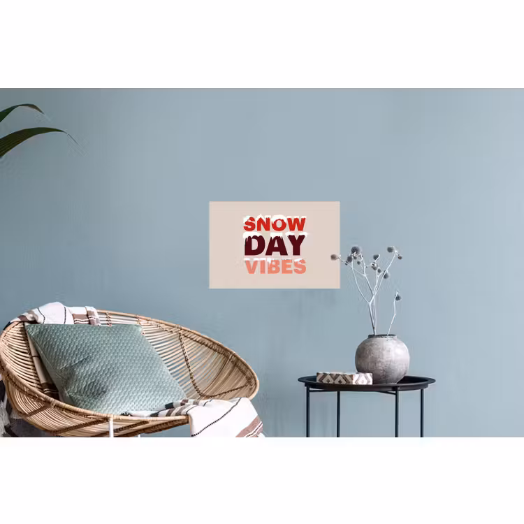 Muursticker - Sneeuw - Kerst - Tekst - Rood — 4