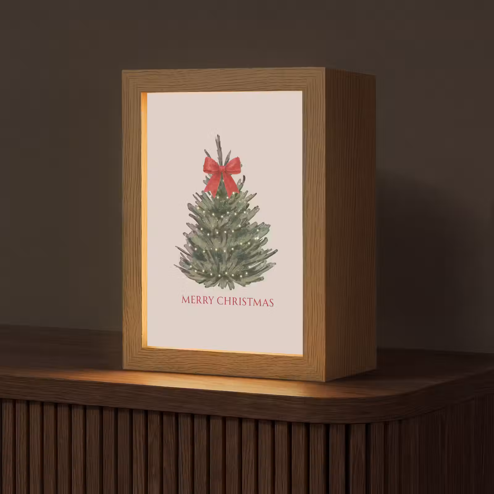 Gepersonaliseerd Lightbox - Tekst - Kerst - Kerstboom — 1