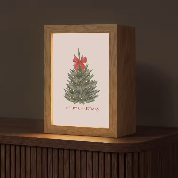 Gepersonaliseerd Lightbox - Tekst - Kerst - Kerstboom — 1