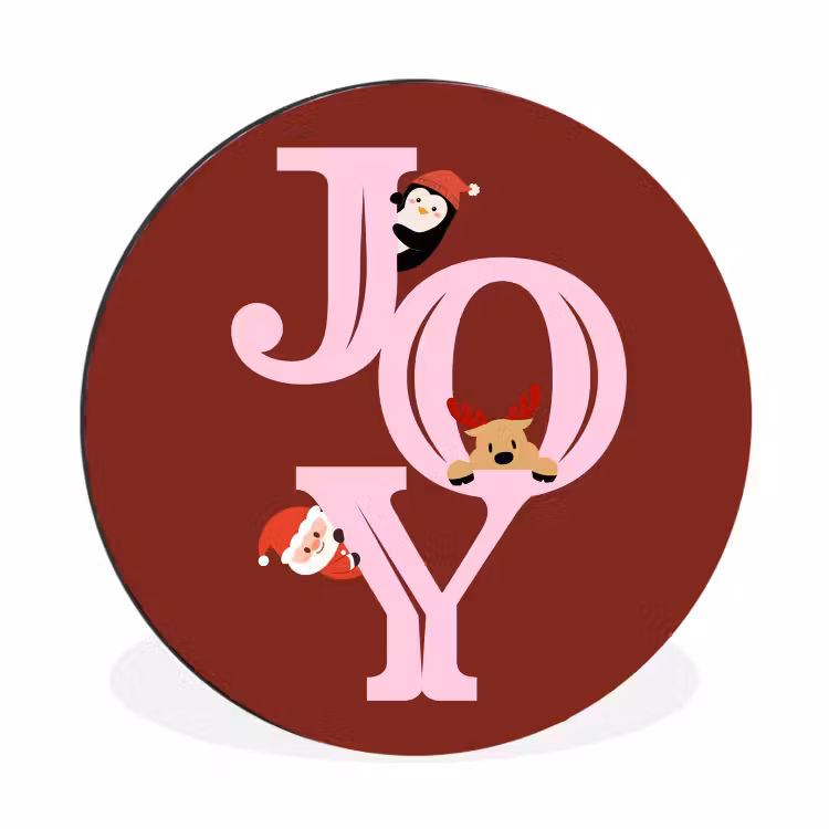 Joy - Kerst - Animatie - Rood - Roze — 1