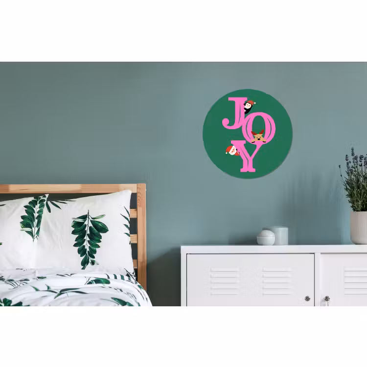 Joy - Kerst - Animatie - Roze - Groen — 4